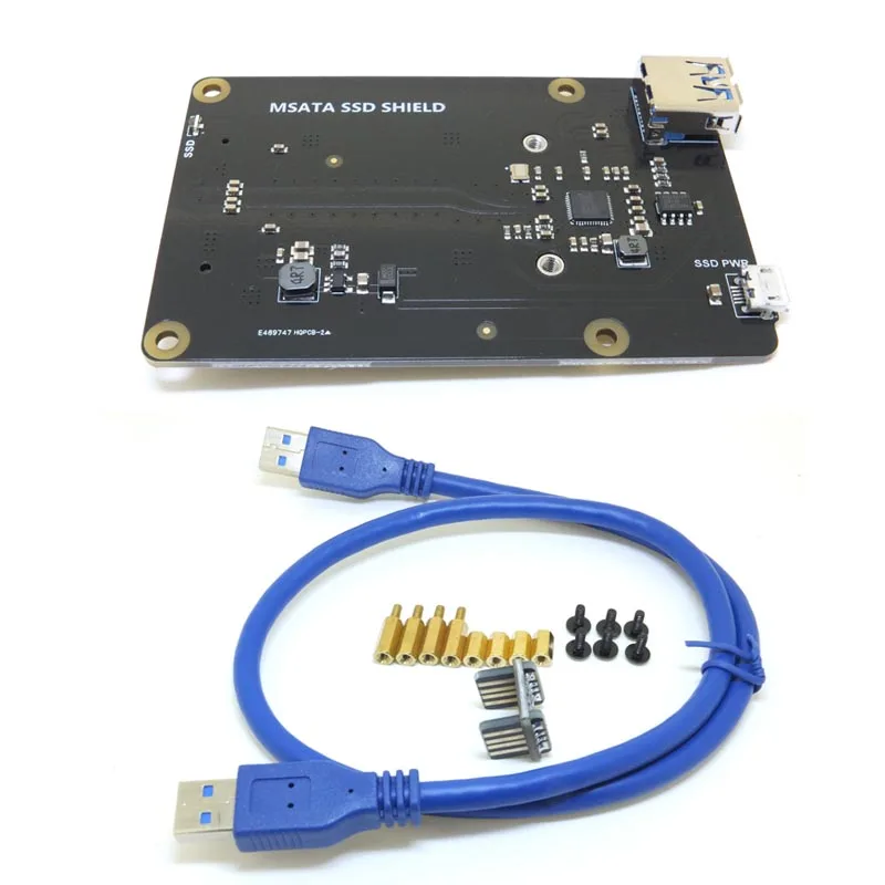  Raspberry Pi mSATA SSD Lagerung Expansion Board X850 V3.1 USB 3.0 Extansion Board Modul für Raspber