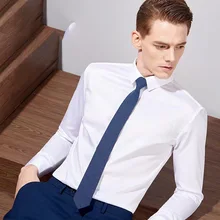 Новинка года; модная мужская повседневная однотонная приталенная рубашка с длинными рукавами ярких цветов