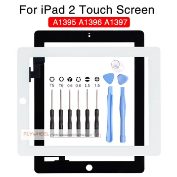 

1pcs New Touch Screen Replacement Assembly Digitizer Parts For iPad 2 A1395 A1396 A1397 With a Set Tools + Sticker
