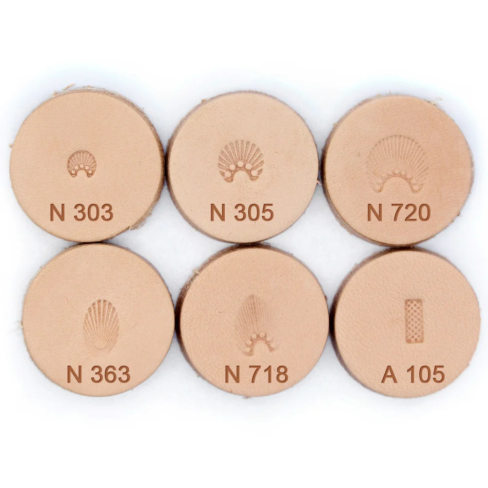 Special Printing Handmade Leather Diy Knocking Tools Leather Carving Printing Alloy Carving Tools
