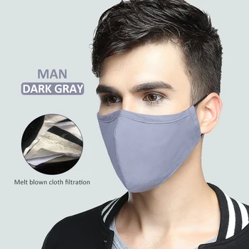 

1PCS Breath Valve Face Mask Reusable Anti-Dust fog haze comfortable Breathable Mask Dustproof Windproof warm Mask