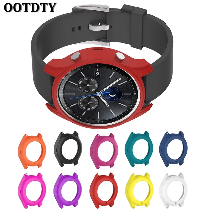 OOTDTY Мягкий силиконовый чехол для samsung Galaxy gear S3 классический SM R770 Смарт