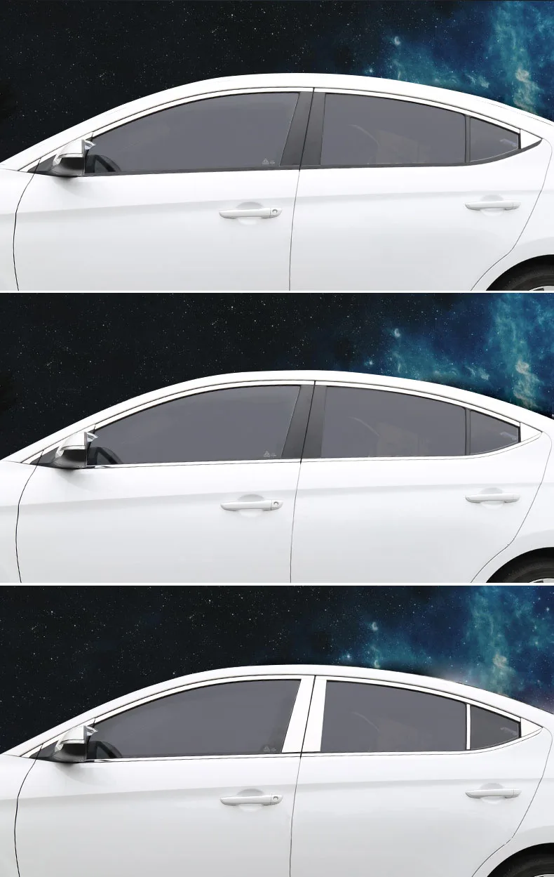 stainless steel car window trims for hyundai elantra hyundai Avante super elantra