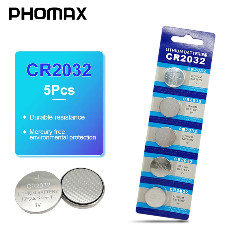 Лазерная указка PHOMAX 5 шт./карта литиевая батарея cr2032 BR2032 DL2032 3 в часовая стрелка