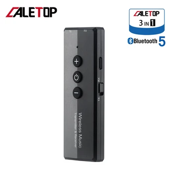 

3 in 1 Bluetooth Transmitter Receiver V5.0 Stereo Wireless Adapter For TV PC Car kit Speaker 3.5mm Jack Aux Audio EDR+ Dongle