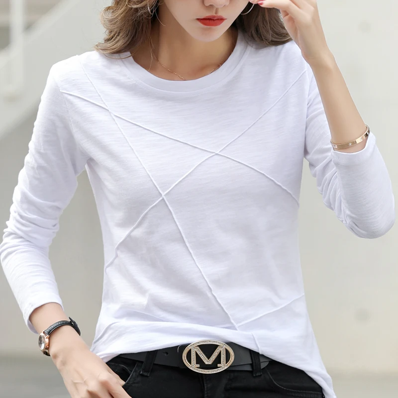 Loose Simple Purple Shirt Long Sleeve 