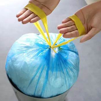 

Small Trash Bags Kitchen Garbage Bags Clear Trash Bags Strong Wastebasket Liners for Bathroom, Kitchen, Office