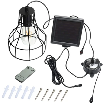 

ABUI-Vintage Outdoor Garden Courtyard Decoration Waterproof Remote Solar Lamp