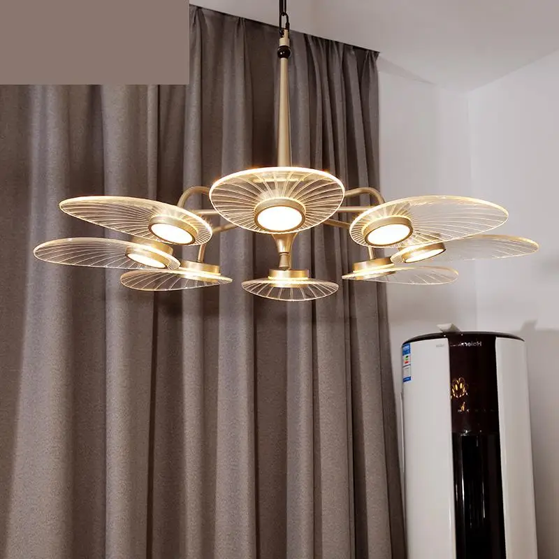 Люстра в скандинавском стиле светильник для гостиной спальни светодиодный