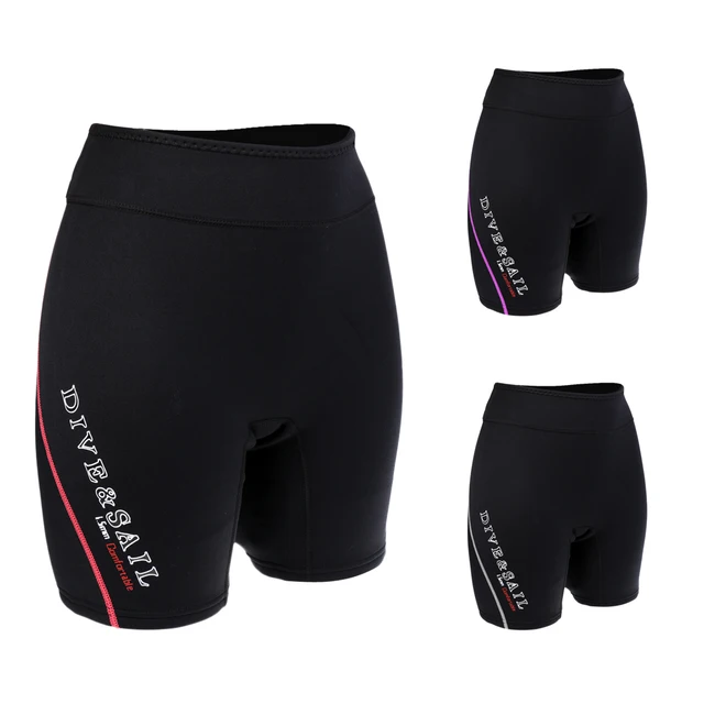 US $10.99 Womens Mens 1.5mm Neoprene Wetsuit Shorts Diving Suits Snorkeling Scuba Surf Canoe Pants Trunks Swi