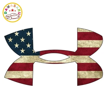

Car Sticker Fashion Armour American Flag PVC Car Decoration Accessories Decal Creative Waterproof Cover Scratches, 13cm*8cm