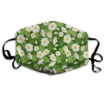 

Flowers Leaves 1 Fashion Washable Anti Dust Windproof Polyester Face Mask