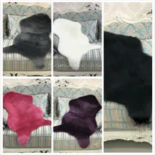 Sholisa роскошный ворсистый ковер для пола из искусственного меха круглой формы 6 см ворс Пушистый Ковер для гостиной спальни домашний декор