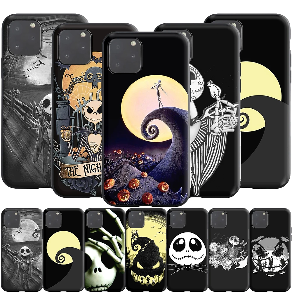 Nightmare Before Christmas Jack Skellington Silicone Case for Apple