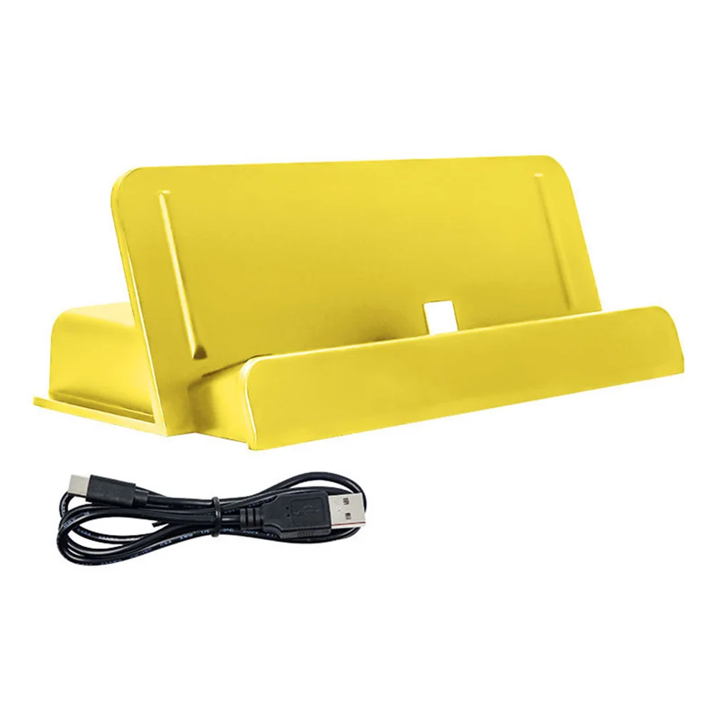 Yellow Профессиональная Подставка для зарядки ABS с регулируемым USB прочным быстрым зарядным устройством игровая консоль практичные аксессуары для переключателя Lite - Цвет: Yellow