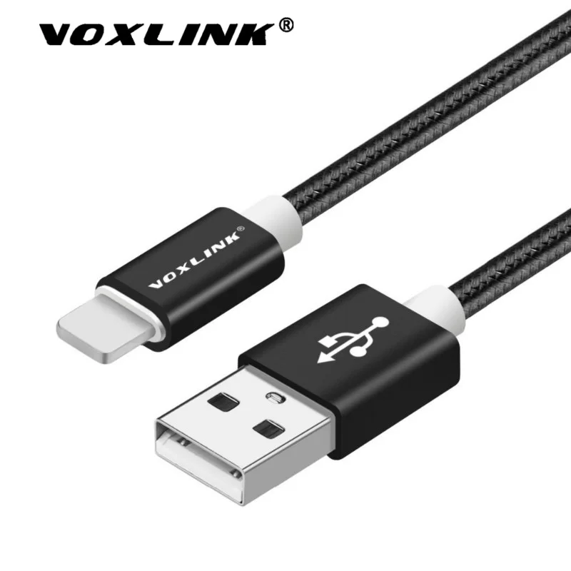 USB-кабель VOXLINK 8-контактный адаптер для быстрой зарядки usb-кабель iphone x xr 8 7 6s xs plus 5