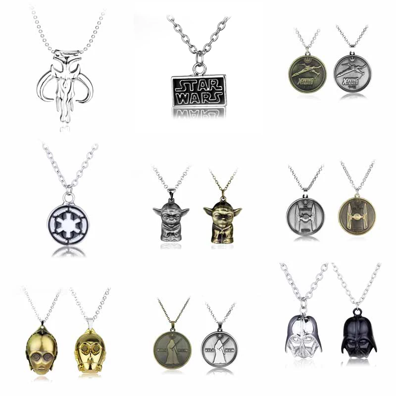 

Star Wars Stormtrooper Metal Necklace Alloy Pendant Super Hero Necklace Movie Jewelry pendant 1pc