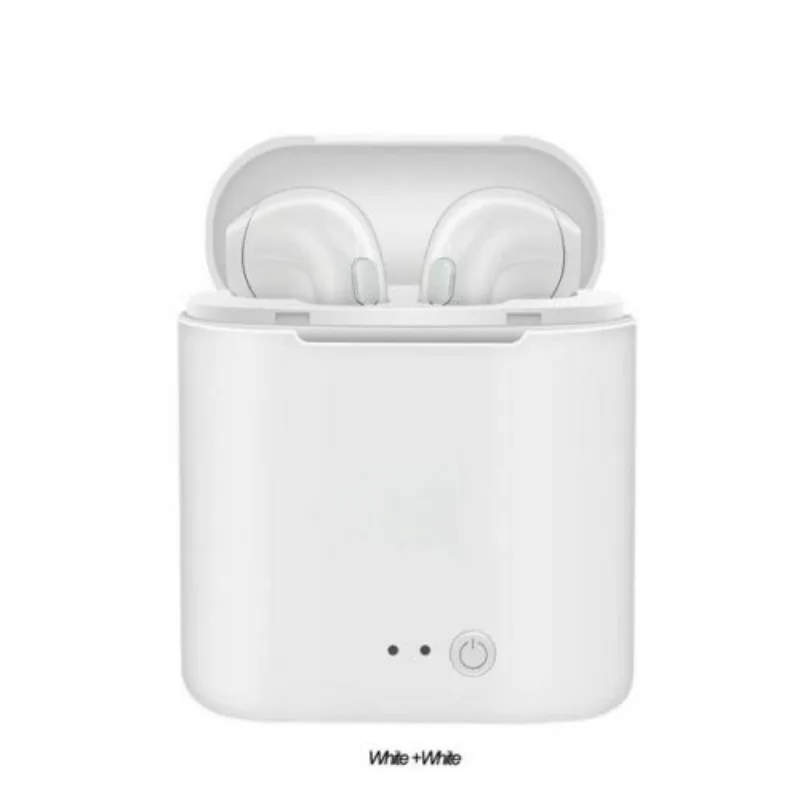 I7s TWS мини беспроводные Bluetooth наушники стерео наушники-вкладыши гарнитура для Iphone X 8 смарт-наушники для телефона с зарядным устройством