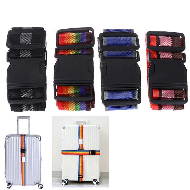 Luggage Strap Cross Belt Packing180CM Adjustable Travel Accessories Suitcase Nylon 3 Digits Password Lock Buckle Tag | Багаж и сумки