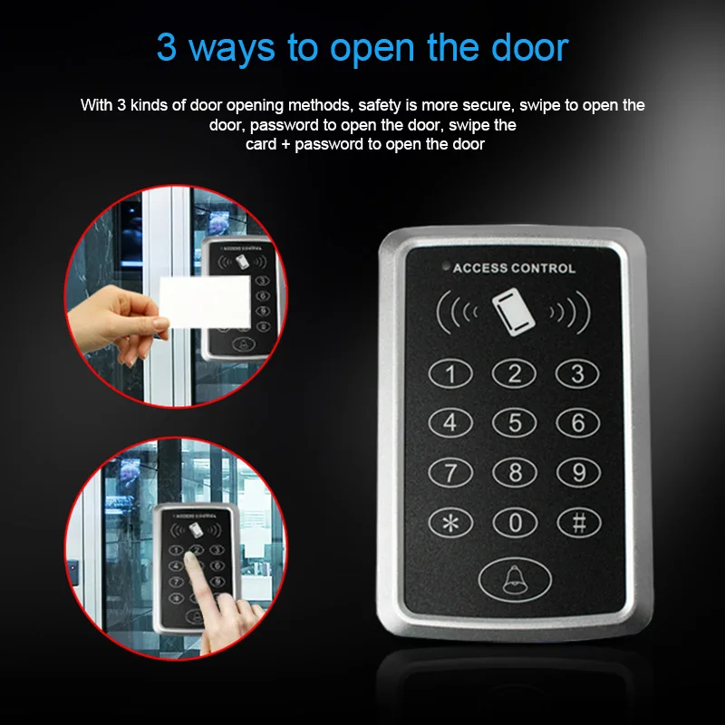 

Newly Home Security Single RFID Card Entry Door Lock Access Control System 999
