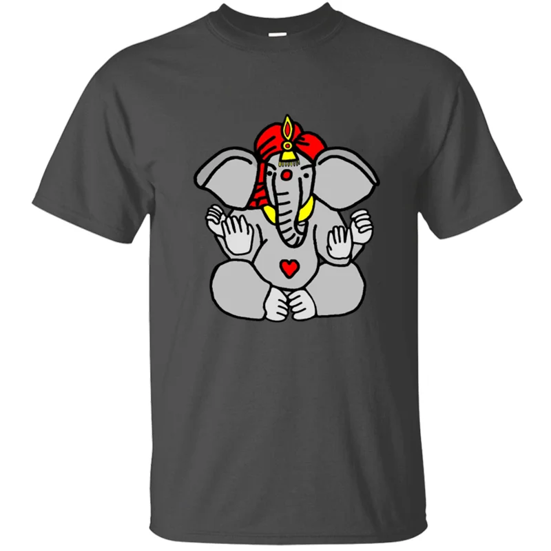 Недорогая Мужская футболка Ganesha для мужчин костюм с круглым вырезом крутой 2020 Homme