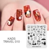 1pc Nail Stamping Plates Japanese style Design Nail Art Stamp Template Lucky Cat Carp Banner Fuji Mountain Image Stencil Plate 1
