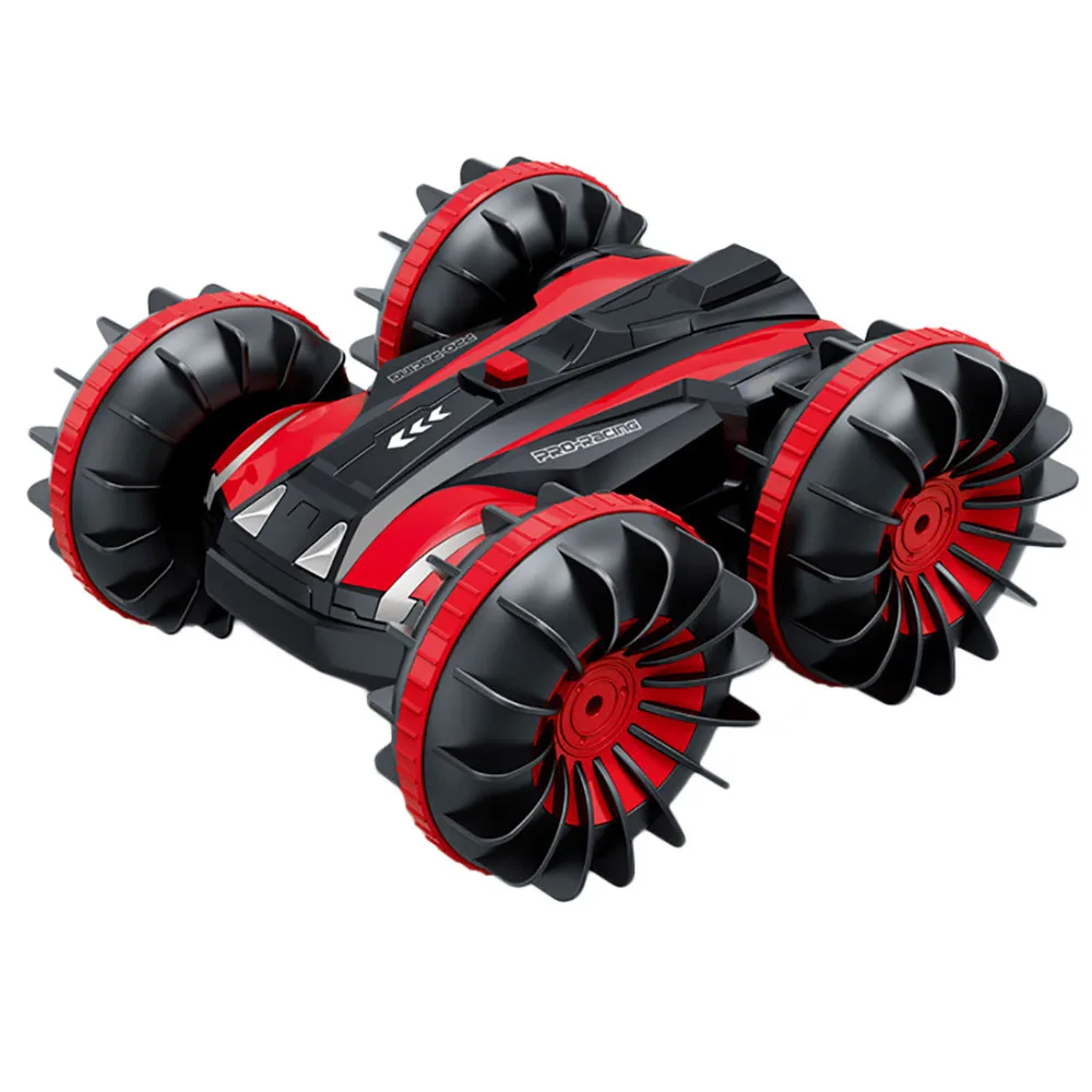 

2019 New Rc car Remote Control Car 2.4G RC Four-Wheel Drive Amphibious Stunt Tank assembled complete vehicle Boy Toy