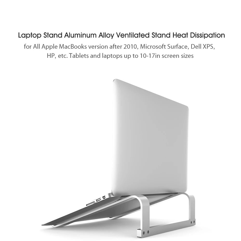 Портативная подставка для ноутбука MacBook Pro вентилируемая из алюминиевого сплава
