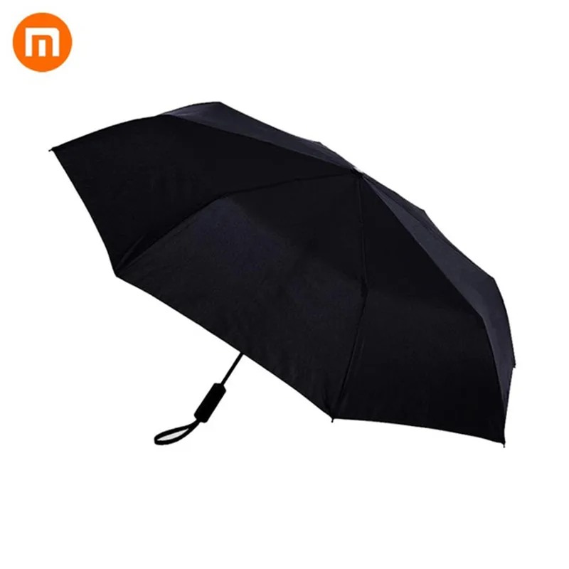 Черный Xiaomi Mijia WD1 автоматический дождливый Зонт Карманный Солнечный дождливый летний алюминиевый ветрозащитный водонепроницаемый УФ зонтик солнцезащитный козырек для мужчин и женщин - Цвет: Черный