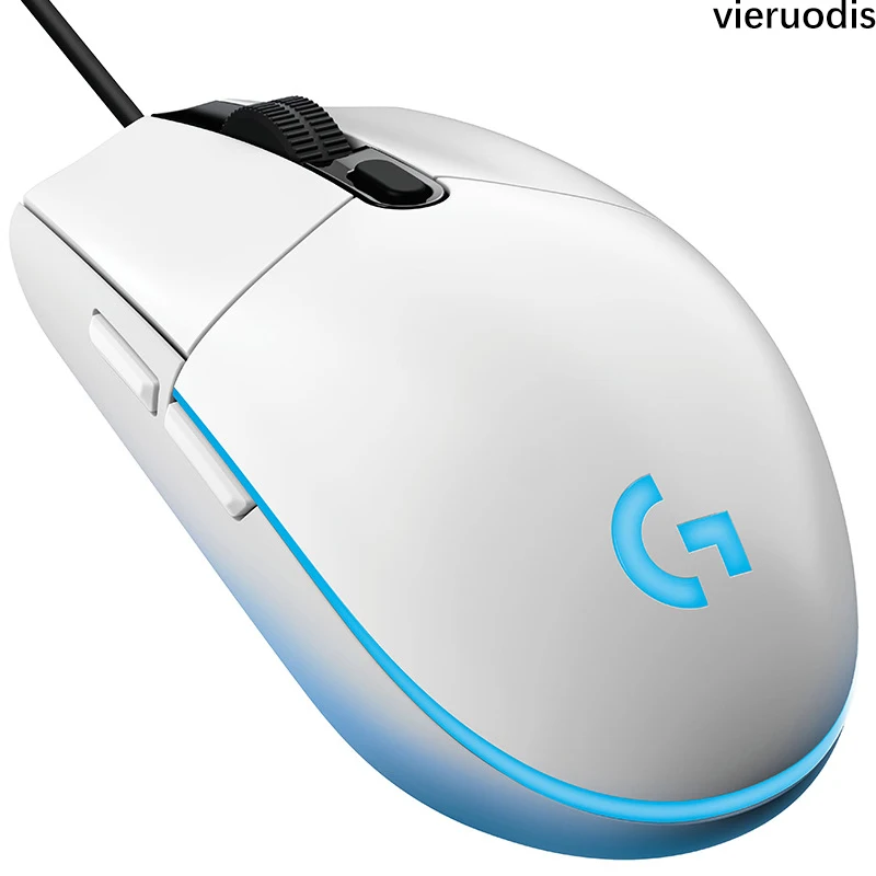 Logitech G102 IC игровой Мышь оптический 8000 Точек на дюйм геймерская мышь 6-кнопочная-компьютер Мышь RGB Перезаряжаемые sem fio