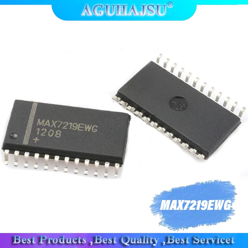5 шт. MAX7219EWG SOP24 MAX7219 SOP 7219EWG SOP-24 SMD новый и оригинальный IC | Электронные компоненты