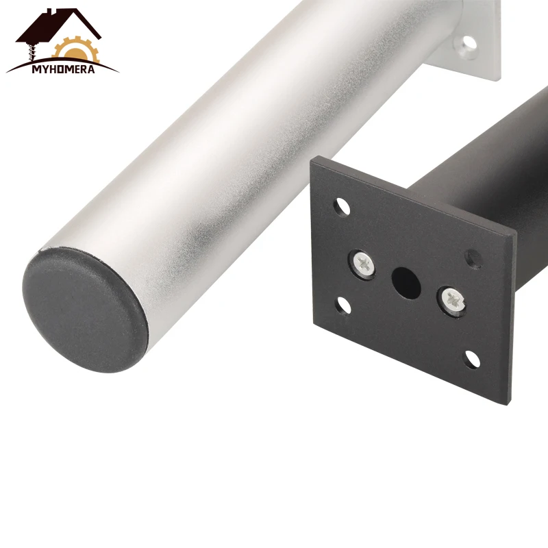 Myhomera 4Pcs/Set Furniture Feet Legs Adjustable Cabinet Sofa Leg 60/80/120/180/250mm Aluminum Cupboard Coffee Table Protec Foot