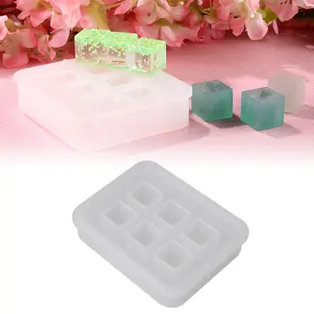 

Silicone Mold 12mm 3D Cube DIY Desk Decoration Jewelry Making Pendant Tools Handmade Gifts Crafts Epoxy Resin Molds