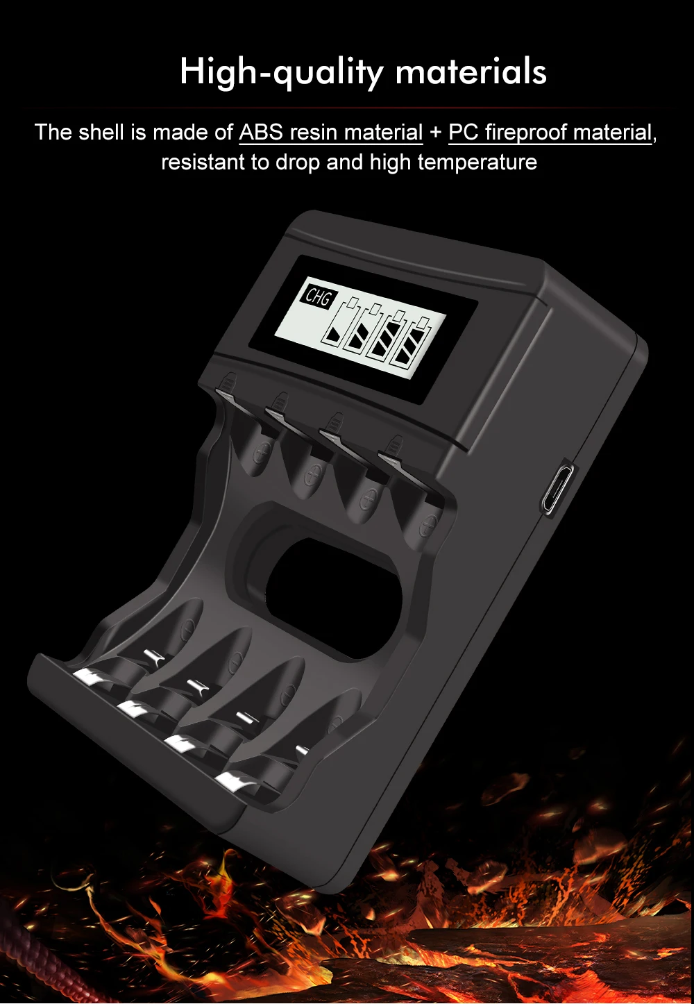 PALO 1.5V AA Li-ion Rechargeable Batteries+1.5v AAA Li-ion Rechargeable Batteries with LCD Smart 1.5V Lithium Battery Charger