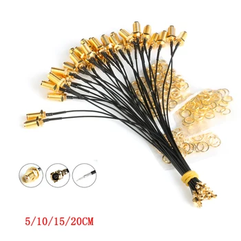 

5PC PCI U.FL to SMA Female Connector Antenna WiFi 1.13 Pigtail Cable IPX to SMA Extension Cord For PCI Wifi Card Wireless Router