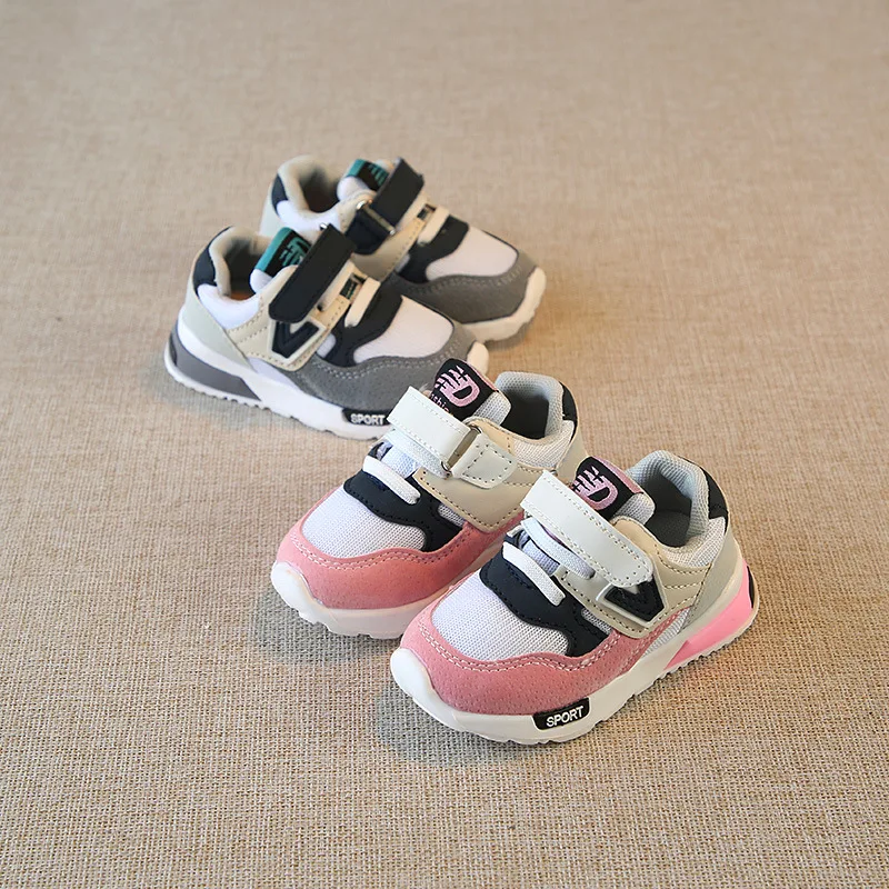 Autumn Winter Kids Shoes Baby Boys Girls Children's Casual Warm Sneakers Breathable Soft Running Sports Shoes Size 21-30