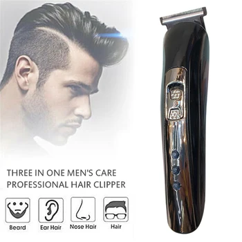 

3in1 Rechargeable Hair Clipper for Men Waterproof Wireless Electric Shaver Beard Nose Ear Shaver Hair Trimmer