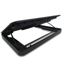 NCP88 охлаждающая подставка для ноутбука охлаждающая подставка охлаждающая коврик 5 тихих вентиляторов светодиодный синий низкий уровень шума новое поступление