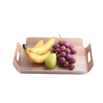 

Creative home furnishings tableware set high-end Fraxinus mandshurica wooden fruit tray hotel continental solid wood tray