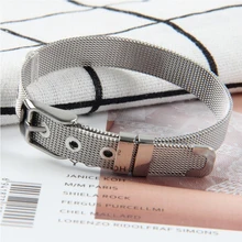 Регулируемые серебряные браслеты для мужчин, нержавеющая сталь, Модный Крест, очаровательные цепи, браслеты в стиле панк, цепочка на руку, подарки для мужчин