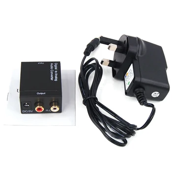

Digital Optical Coax Coaxial to Analog RCA L/R o Converter Adapter