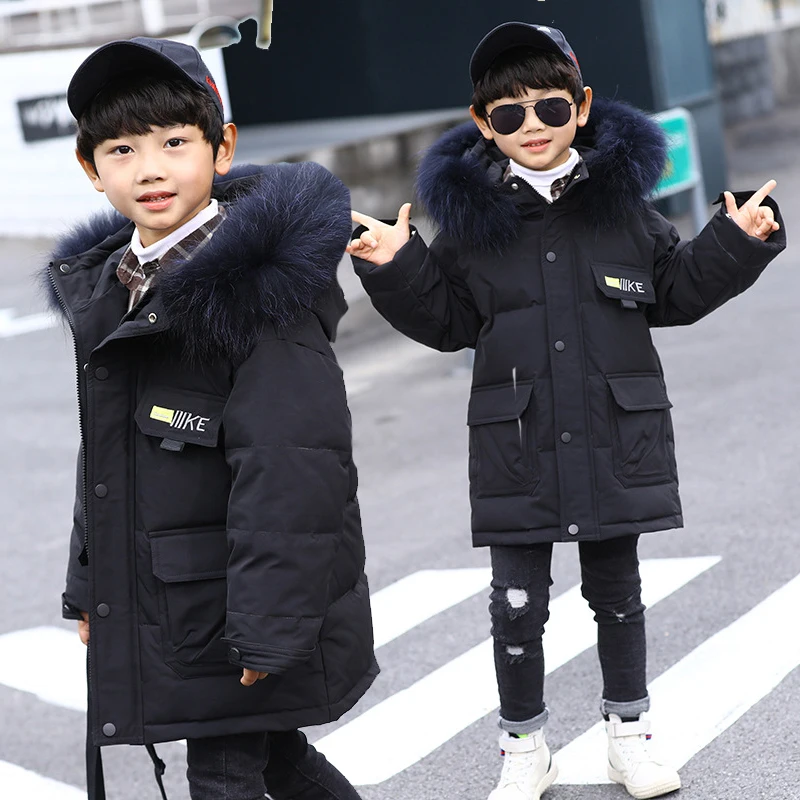 

2019 New kids 8806 causal Winter Children's duck down Outerwear&Coats warm thick boys Down jackets baby kids down coat