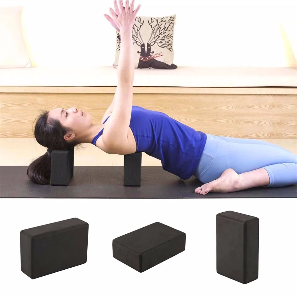 

2019 New 1 PC Yoga Block Brick Foaming Foam Block Stretching Aid
