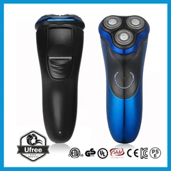 Electric Men's Shaver 3D Triple Blade Floating Razor Fast Charging Beard Trimmer Rechargeable High Power Shaving Machine Travel
