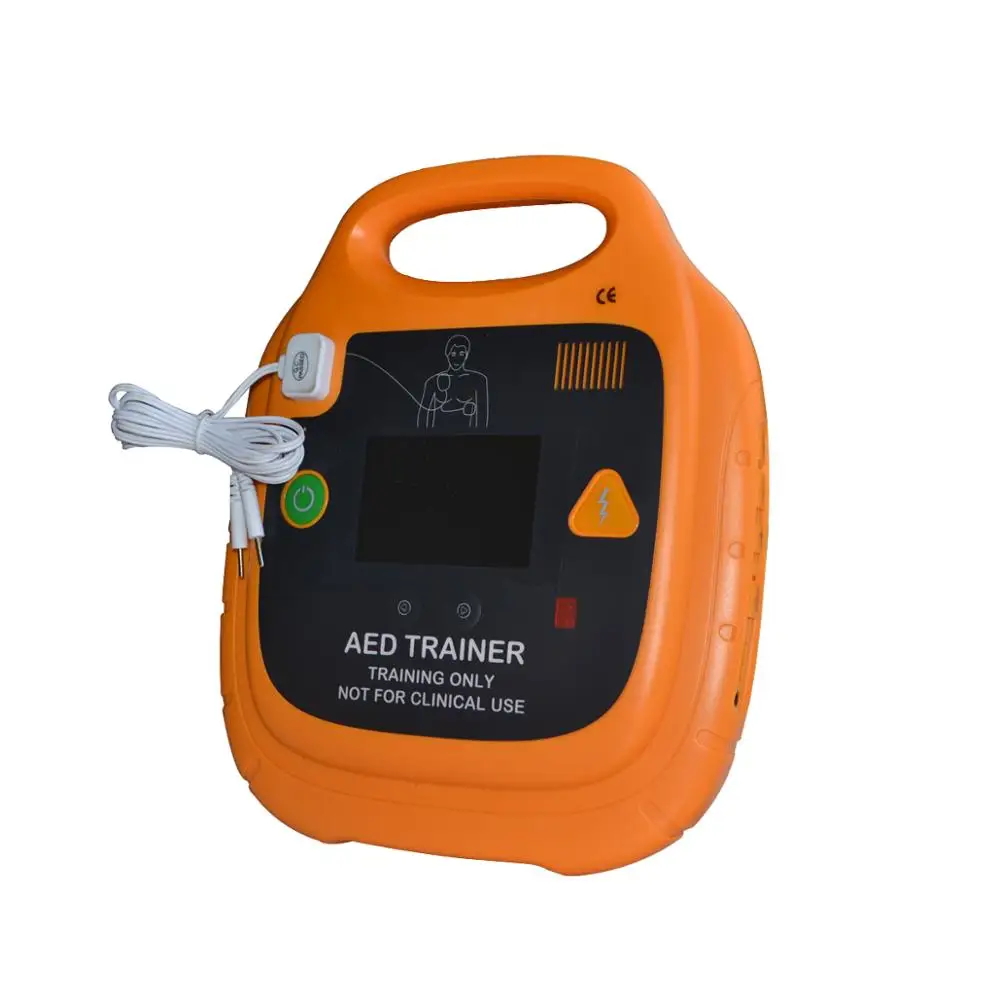 US $188.84 Automatic External Manikin AED Trainer Chargeable AED Simulator For First Aid AEDCPR Training Practicing With 10 Scenarios