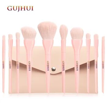 

10pcs makeup set baiFoundation brush Eyelash and brow wand Exquisite package