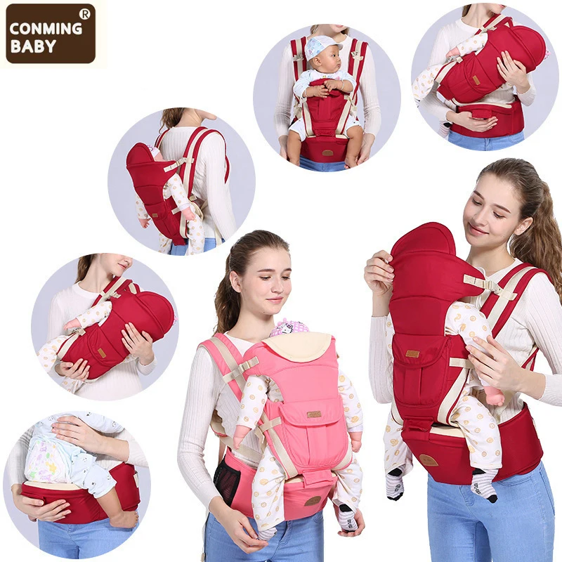 Portabebés ergonómico tipo canguro para recién nacidos y mamás, portabebés  con eslinga, taburete de cintura, mochila para recién nacidos y madres, de  0 a 36 meses - AliExpress Madre y niños