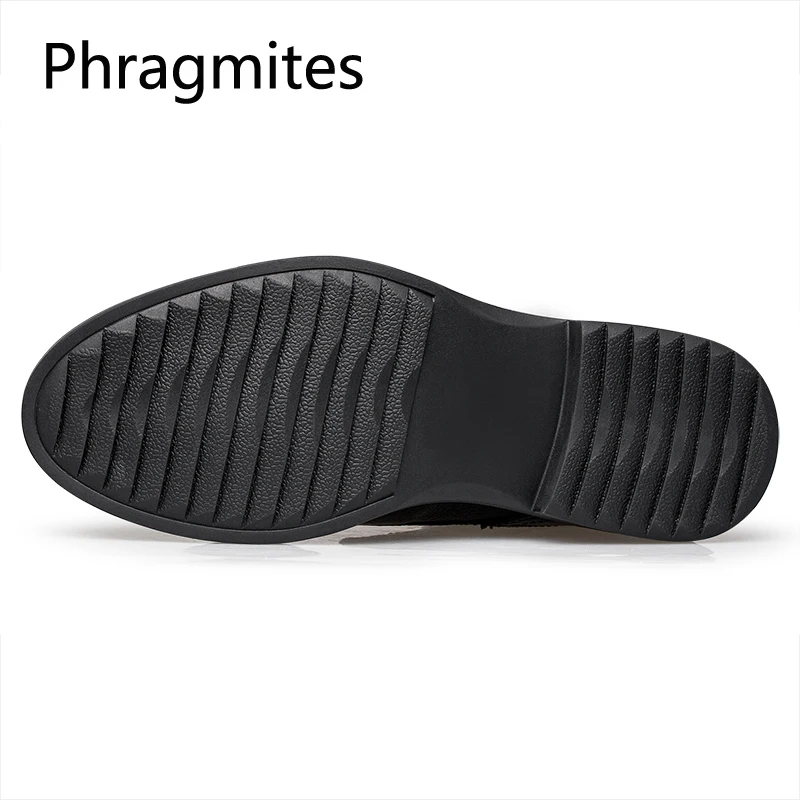 Phragmites/высокие деловые кожаные ботинки; большие размеры 48; мужские ботинки; Новинка года; модная кожаная износостойкая зимняя обувь для мужчин; Botines