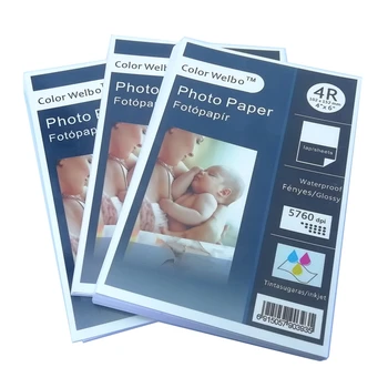 

240gsm glossy inkjet one side craft Digital image Resin Coated Photographic Output Glossy 4R Photo Paper 4x6