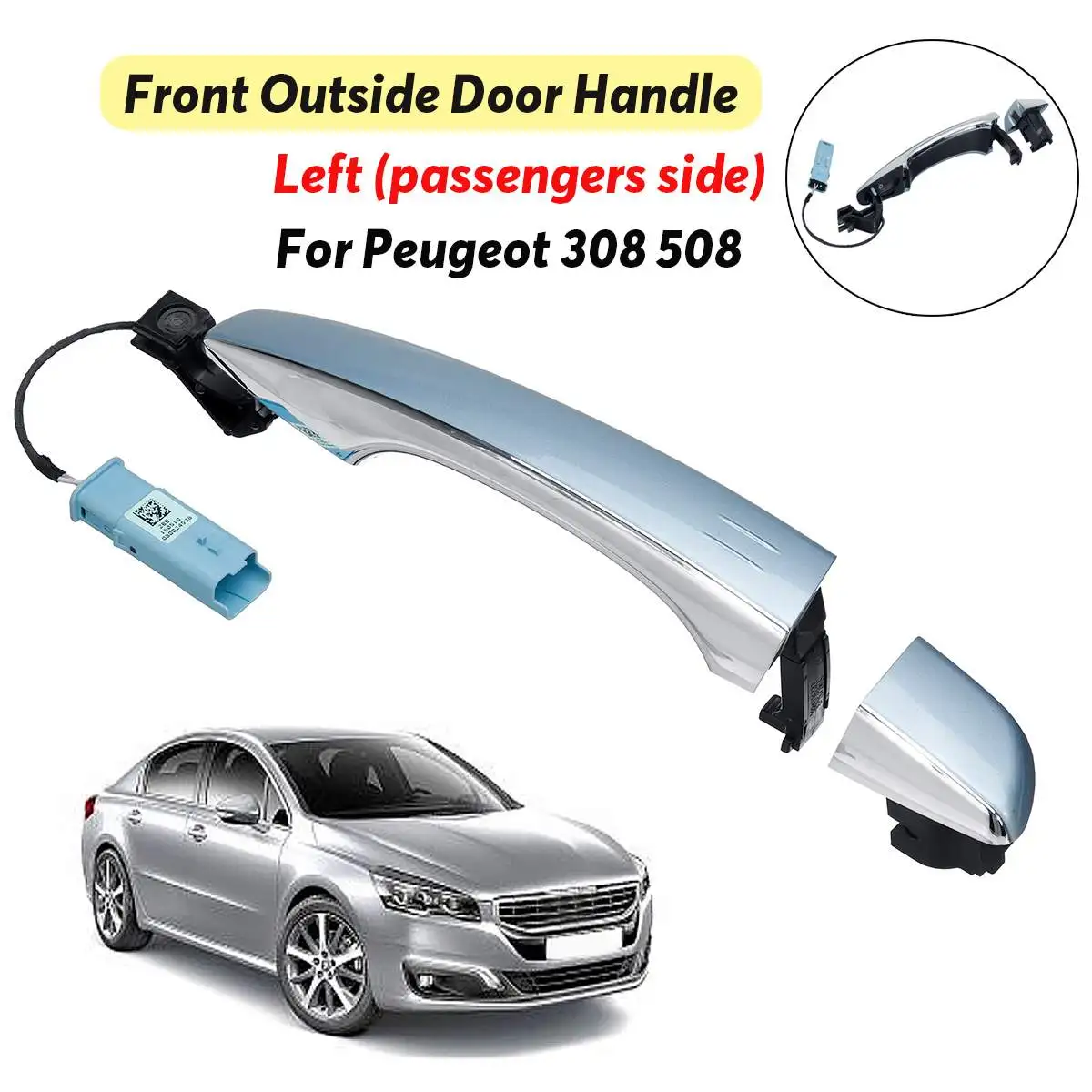 New Car Front Rear External Electronic Door Handle Left Passenger